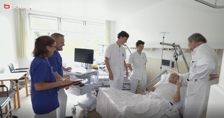 Bildausschnitt vom Filmbeitrag von Baden FM