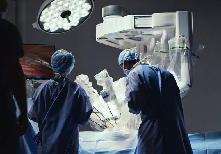 Roboterassistierte Urologie da Vinci Roboter
