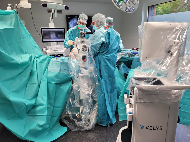 Robotergestützte Kniechirurgie in der Klinik Lilienthal