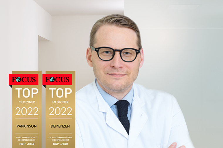 Chefarzt Prof. Dr. med. Lars Wojtecki als Top Mediziner 